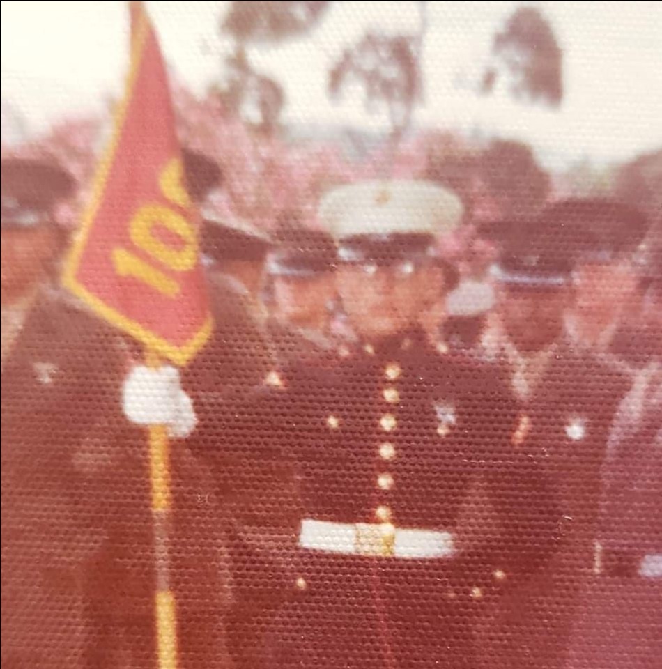 Boot camp graduation 1975