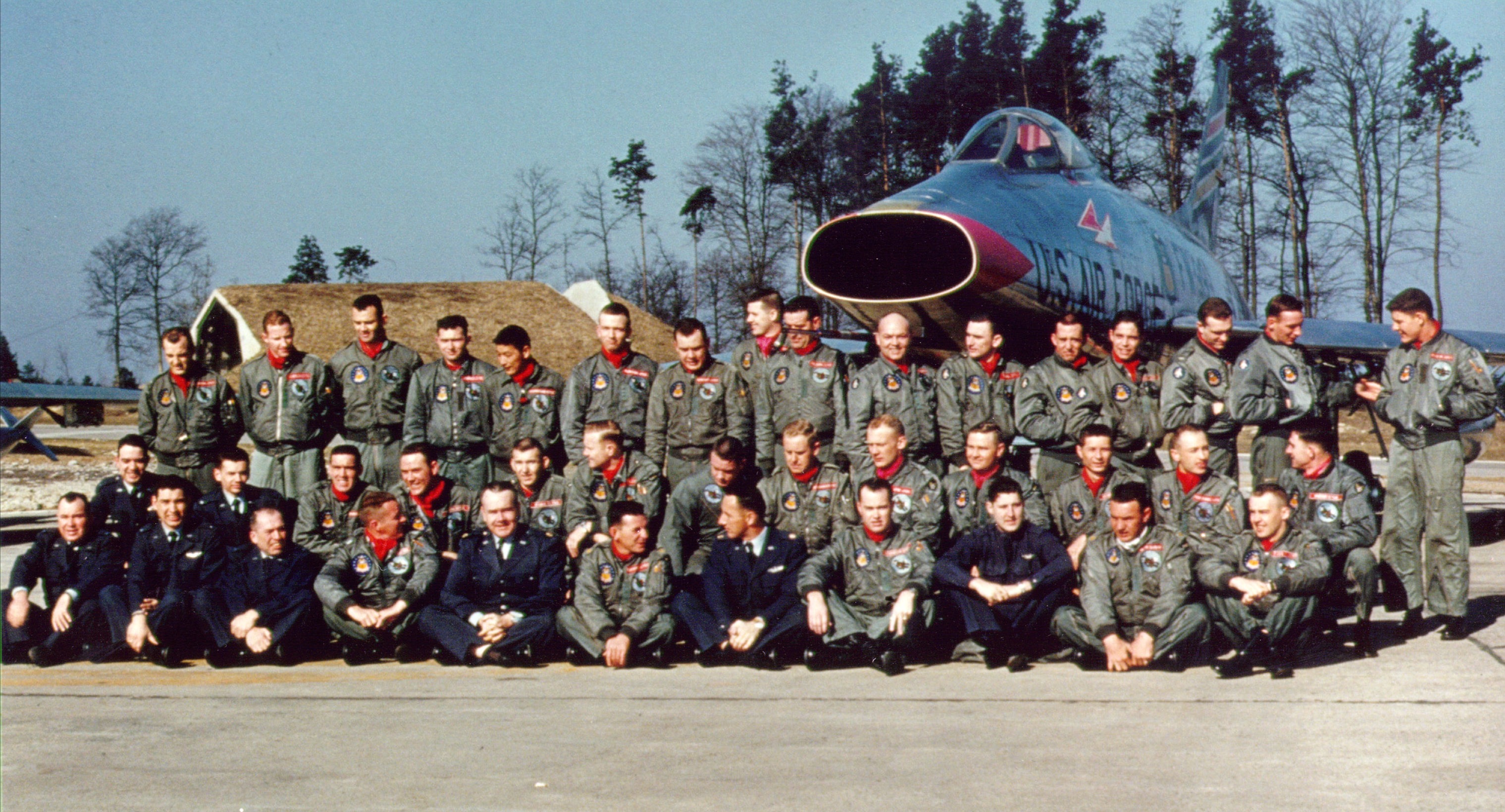 22nd tactical fighter squadron  Bittburg, Germany 1958