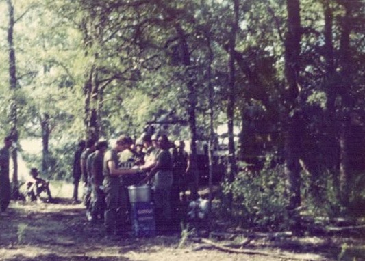 Chow in the field