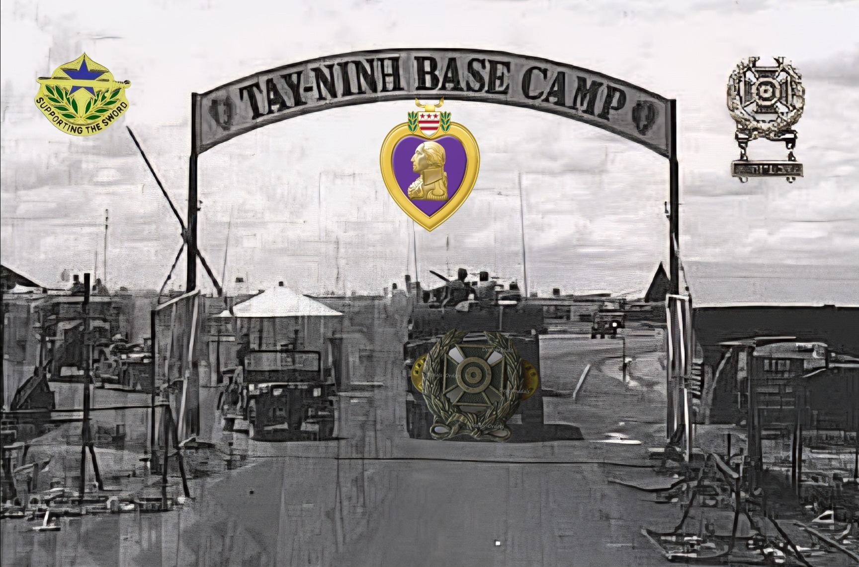 Tayninh base camp main entry