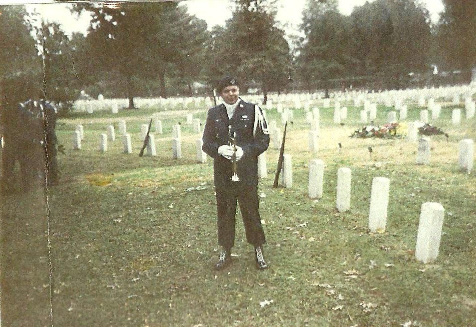 I was the 97th. Bomb wing Bugler for the Honor Guard.