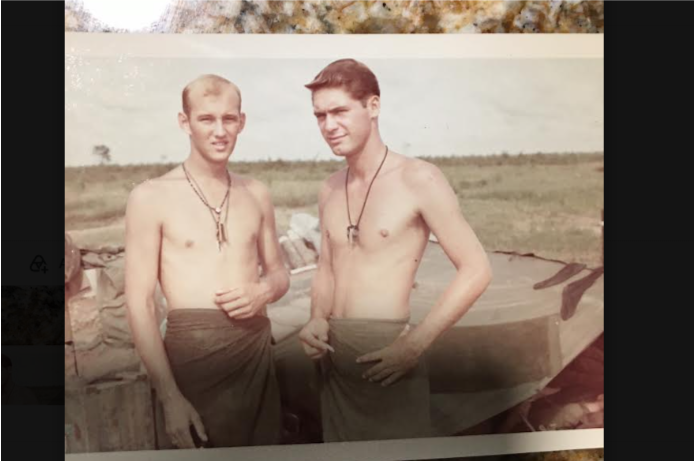 Dad Gregory Etzel trying to stay cool