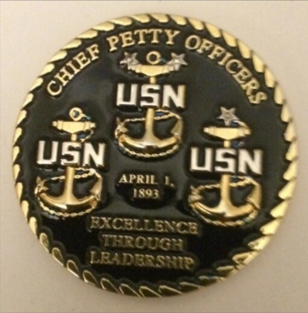 US Navy Chiefs Coin