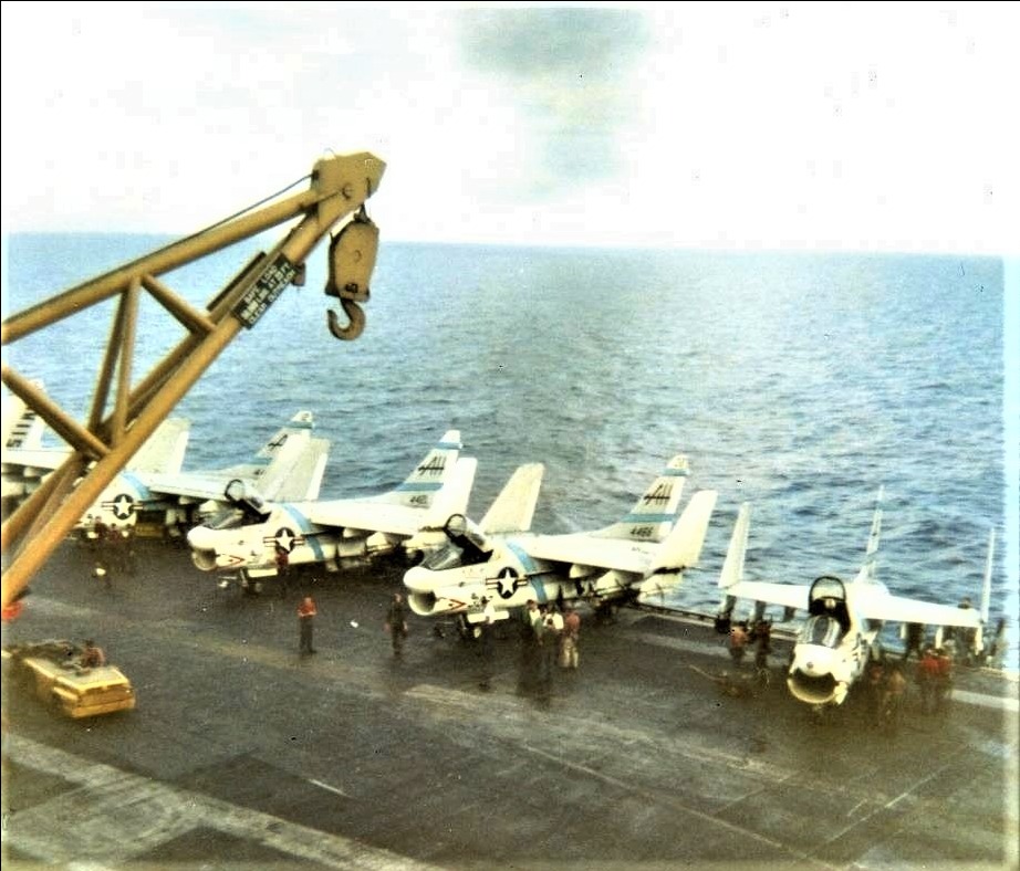 VA-87 Arming for Strike In Vietnam 1969