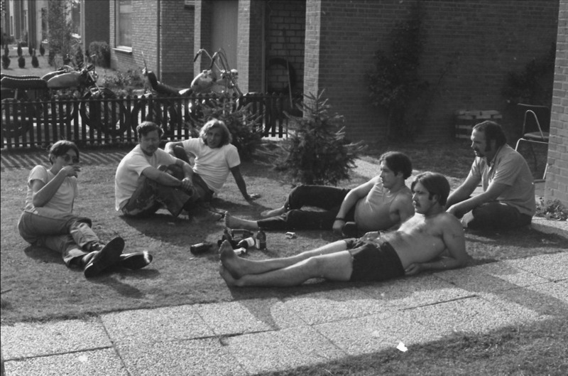 The boys at my place in Herleen.