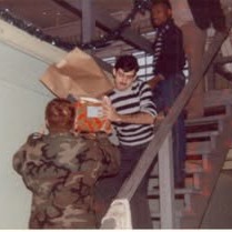 Xmas party at TEU 1984