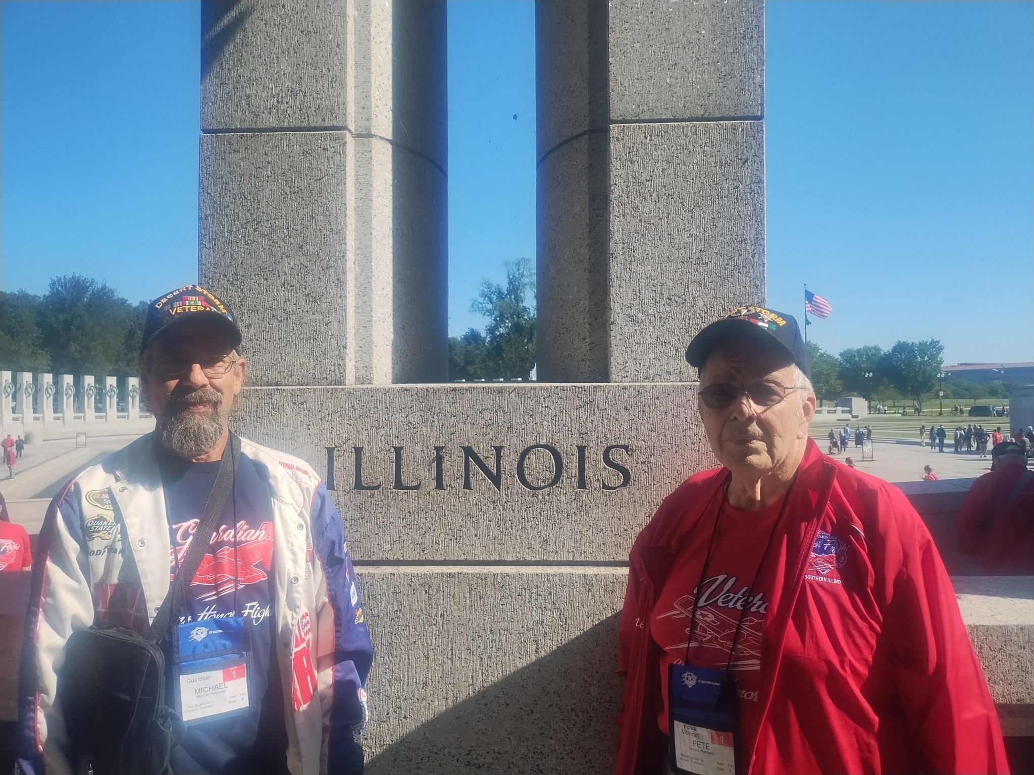 Michael Piotrowski and his 90 year-old father, Clement J Piotrowski
