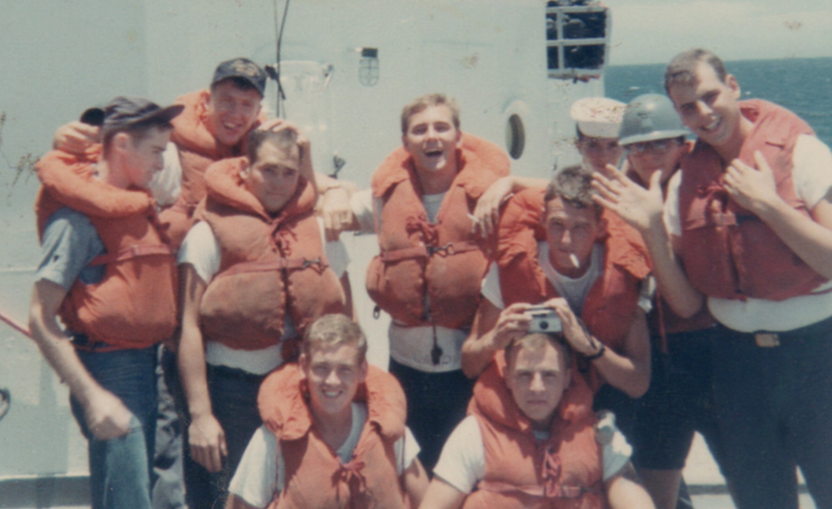 5" GUN CREW AFTER SUPPORT MISSION