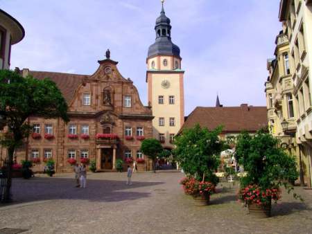 Market Platz Ettlingen Germaqny about 1965