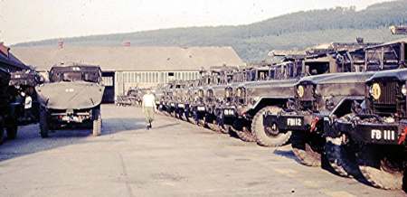 502nd Engineer Company FB Motor Pool 1965