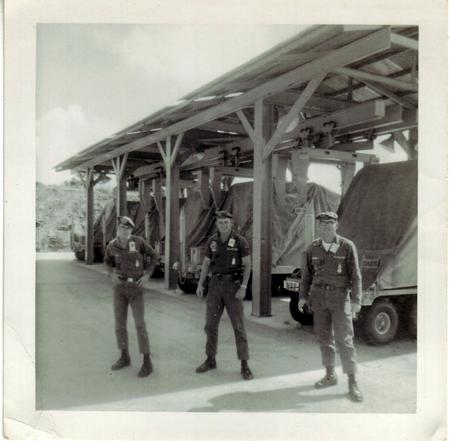Me, Fordham, and Smith in Pre-Load area.