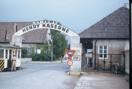 Henry Kaserne Munich front gate