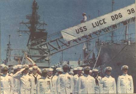 USS Luce Decom