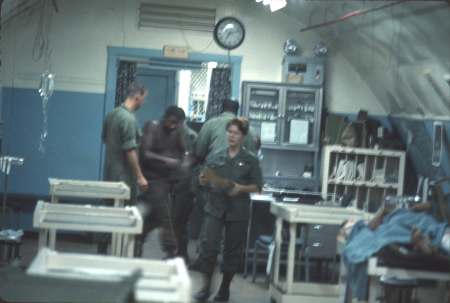 Walking wounded enters ER