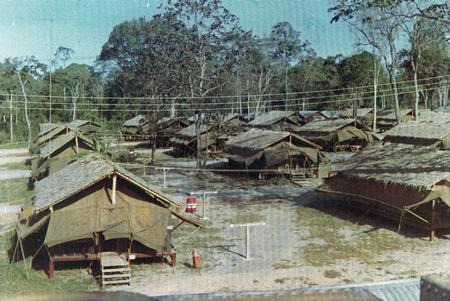Hooches of Company D 538th Engineer Battalion