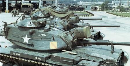 Company A M60A1 Patton Tanks