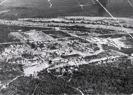 Aerial view Base Camp Essayons, Thailand
