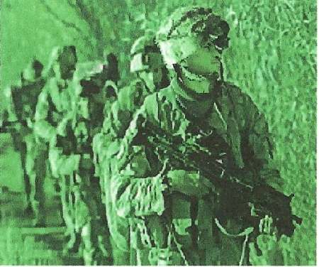 Me Point man working with British SAS