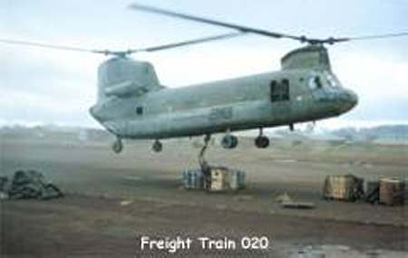 Picking up sling load