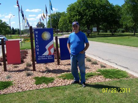 Main Gate at Grand Forks AFB