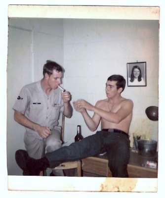 Dan & I in Barracks at Eglin AFB