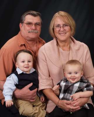 Wife and grandsons