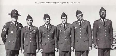 Outstanding Award winners from Basic Training