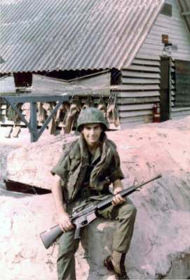 Richard E Jackson in Saigon, Vietnam April. 1972