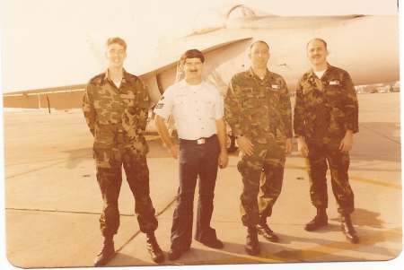 VFA-125 FRAMP Plane Caption Instructor Team