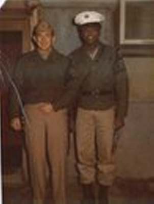 Sgt. Honzell and PFC Downs