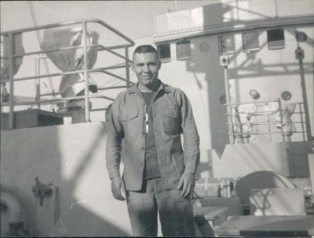 USS GAFFNEY 12/66 SHIPPING OUT TO NAM