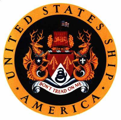 USS America CVA-66 Ships Seal