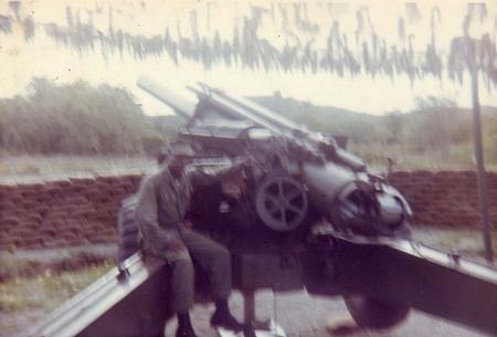 Our first artillery position.