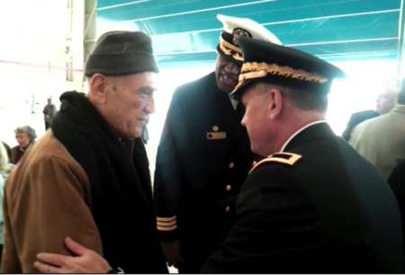 Ceremony at Moffet Field for Carl Clark
