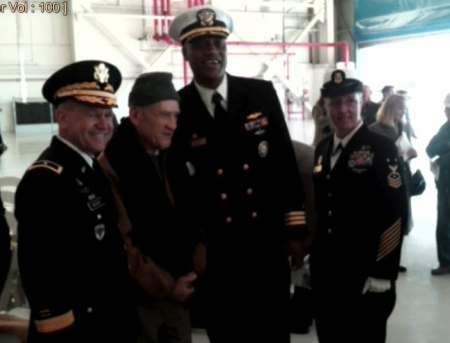 Ceremony at Moffet Field for Carl Clark