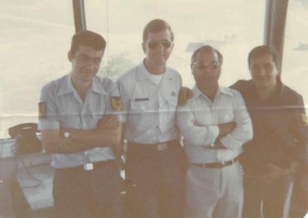 Two Turkish controllers, the interpreter and me