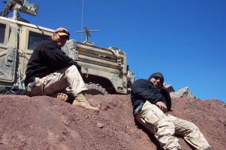 On the Pakistan Border Dave and Tommy