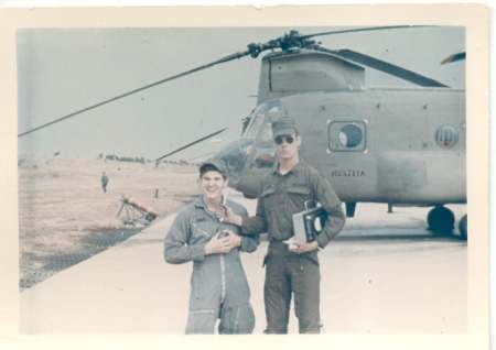 Mike White on the Flight line Camp Humphrey