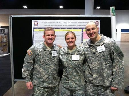 CPT (Dr) Kyle Hoedebecke (on right)