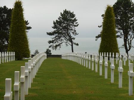 American Cemetary above Normandy beaches