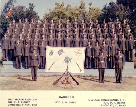 MCRD Graduation Picture - Platoon 183