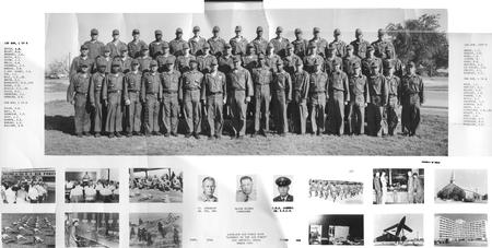 Basic training, Lackland AFB, TX 1965