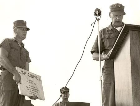 Dedication of Camp Campbell in Stan Campbell's Honor