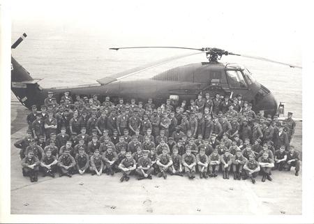 HMM-363 Squadron Photograph - USS Iwo Jima 1968