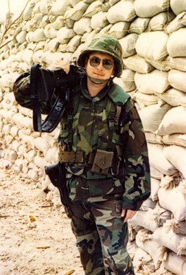 Fire Team Leader ... drawing M60 from Amory.