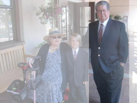 Art McKinnell USN (Ret.)CWO3, SS, NC E-8, Family Wife/2nd Grandson