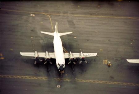 P-3 from a Helo at NAS Bermuda