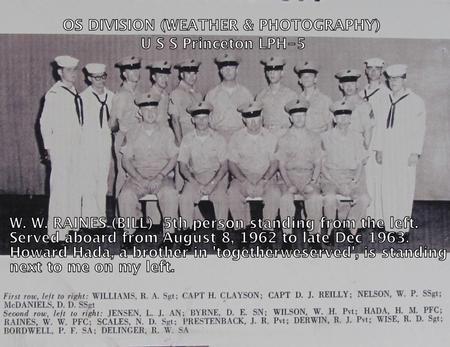 OS DIVISION USS PRINCETON