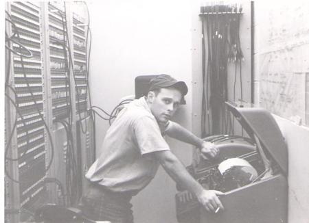 Manning the Teletype Maching