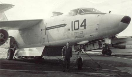 A-3 on USS Constellation